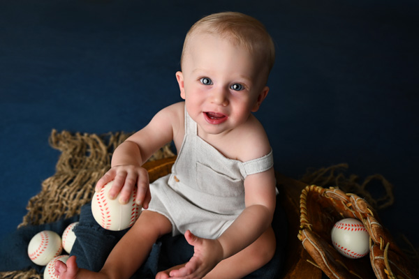Toddler portrait in soft natural light