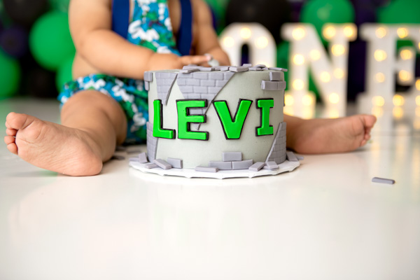 Toddler milestone cake session