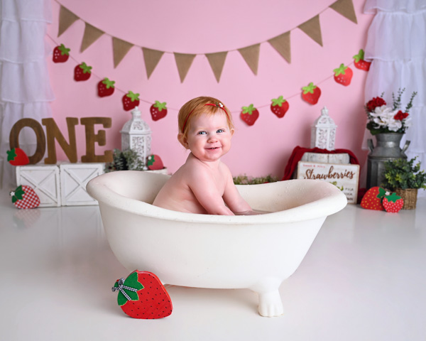 One year old baby milestone celebration